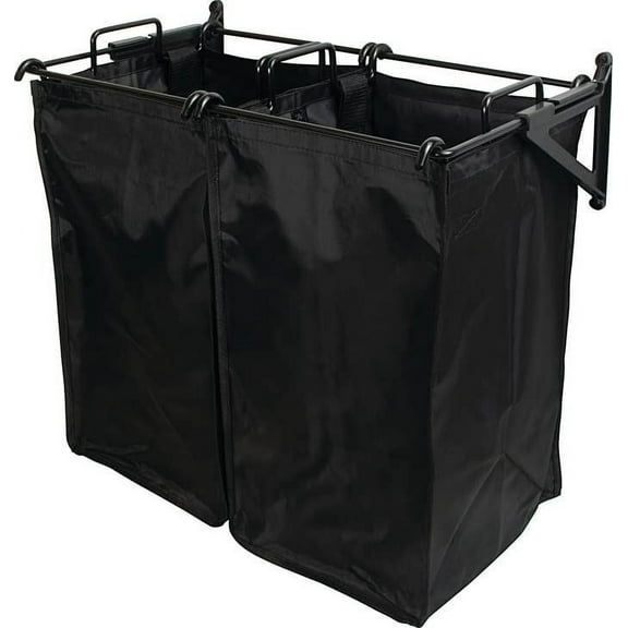 TAG Hardware Premium Tilt-Out Hamper with Removable Black Nylon Bag(s) (24" WIDE WITH 2 SMALL BAGS)