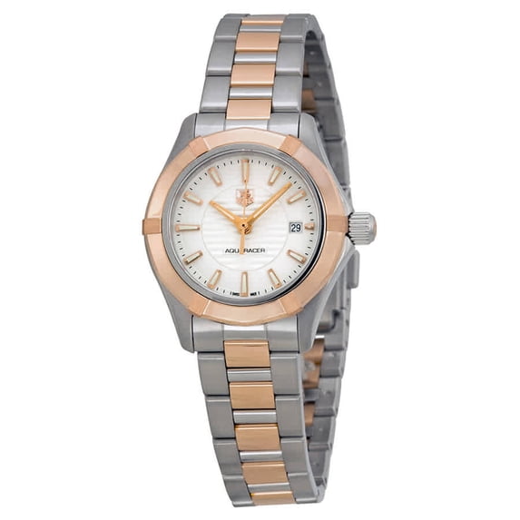 Tag Heuer Aquaracer Women's 18K RG Bezel Swiss Quartz Watch WAP1450.BD0837