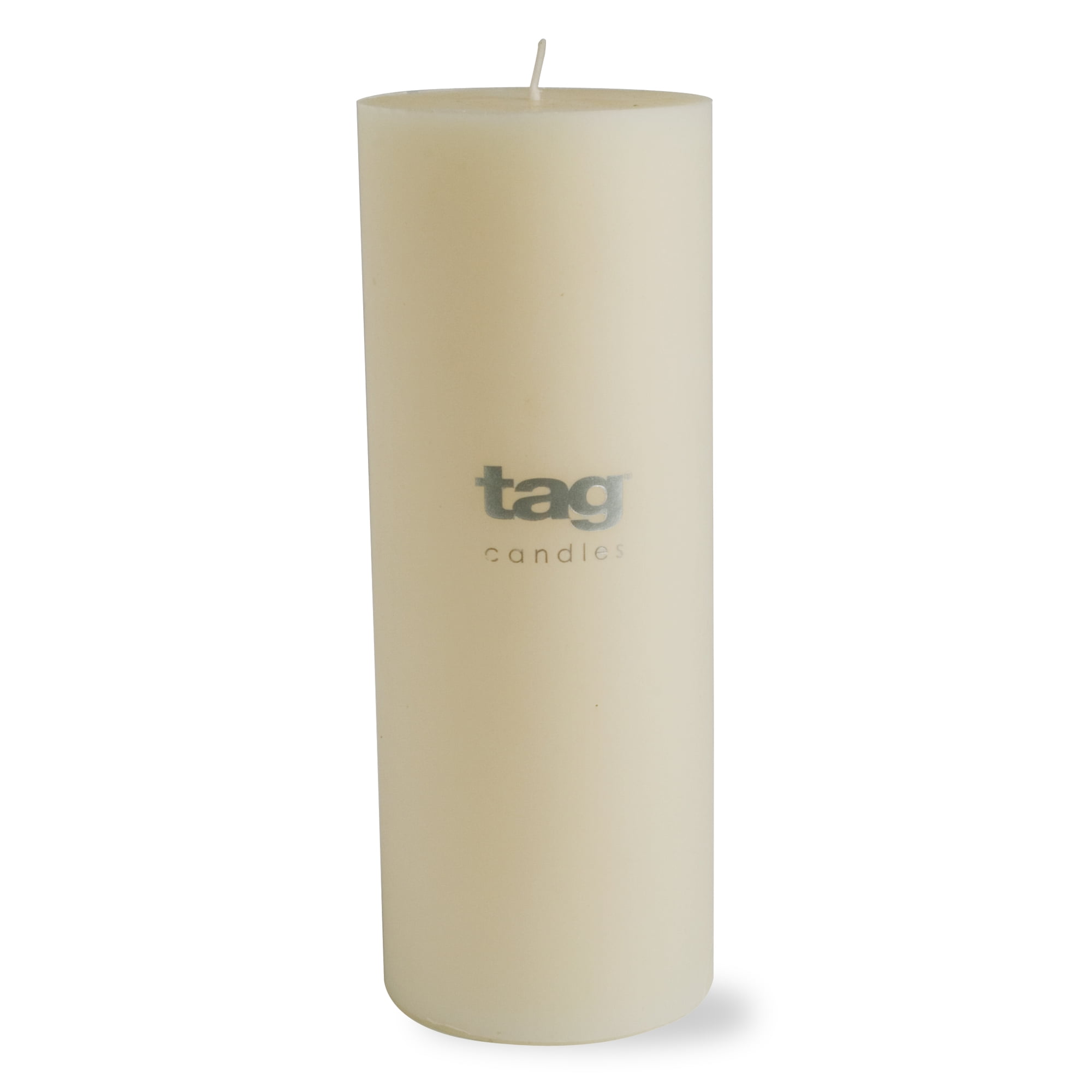 Ivory Dripless Paraffin Wax Pillar Candle