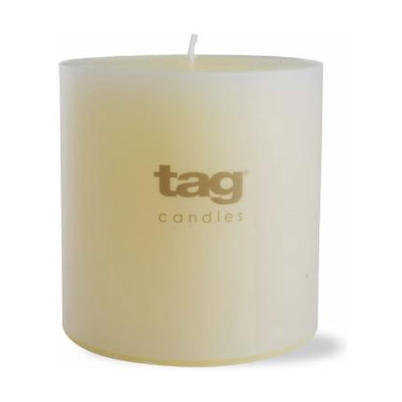 TAG Pillar Candle, Ivory - 4 x 4" (100073)