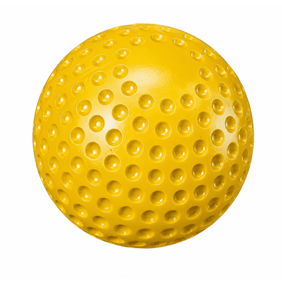 TAG Pitching Machine Baseball, 1 Dozen (12 Baseballs), 9-Inch Circumference, 70 Degree Hardness, Yellow