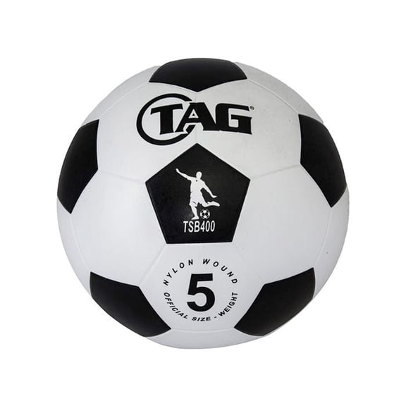 TAG Rubber Soccer Ball, Size 5, 1 Count