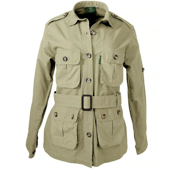 TAG SAFARI Adult Female Safari Stone Jacket, Size: L