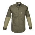 thumbnail image 1 of TAG SAFARI Adult Male Clay Bird Long Sleeve Shirt, Color: Moss/Khaki, Size: S, 1 of 4