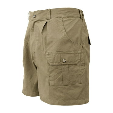 TAG SAFARI Adult Male Professional Hunter Shorts, Color: Khaki, Size: 34 (M-074-P867-K-34)