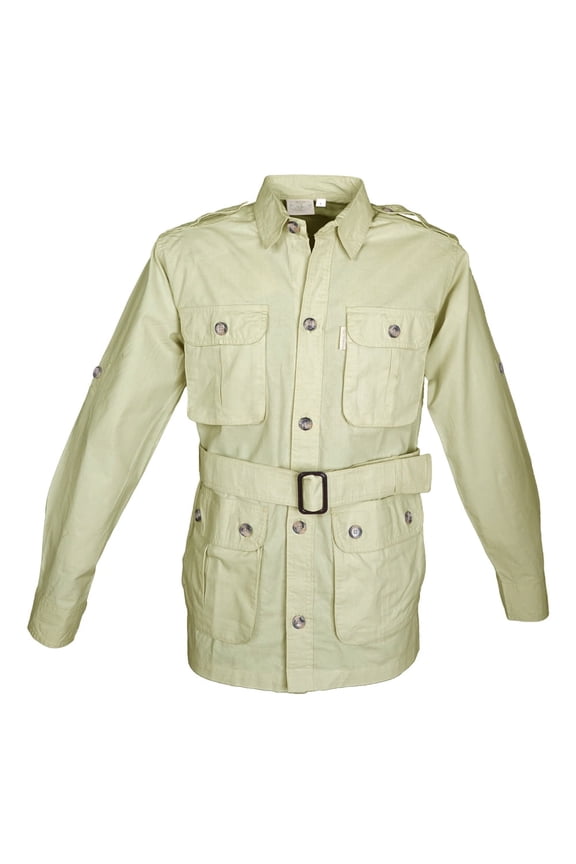 Adult Male Safari Jacket, Color: Stone, Size: M (MJ-083-P867-S-M)