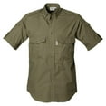thumbnail image 1 of TAG SAFARI Adult Male Shooter Short Sleeve Shirt, Color: Moss, Size: L, 1 of 4