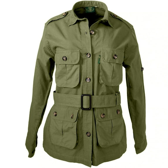 TAG SAFARI Jacket for Women, Color: Moss, Size: M (LJ-083-P867-M-M)