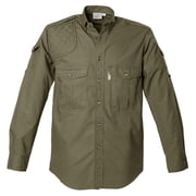 TAG SAFARI Men Shooter LS Shirt, Color Moss, Size 3XL MS-041L/S-P867-M-3XL