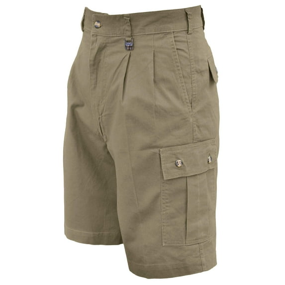 TAG Safari Cargo Shorts for Men (Khaki, 32)