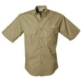 thumbnail image 1 of TAG Safari Men's Buffalo Logo Trail Short Sleeve Shirt w Chest Pockets, 1 of 4