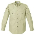 thumbnail image 1 of TAG Safari Men's Long Sleeve Shooter Shirt (Stone, 3X-Large), 1 of 3