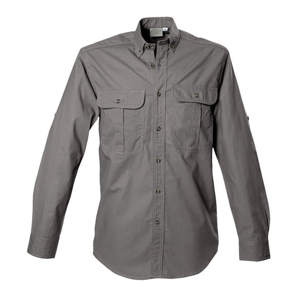 TAG SAFARI Adult Male Olive Long Sleeve Shirt, Size: L (MS-118L/S-P867-O-L)