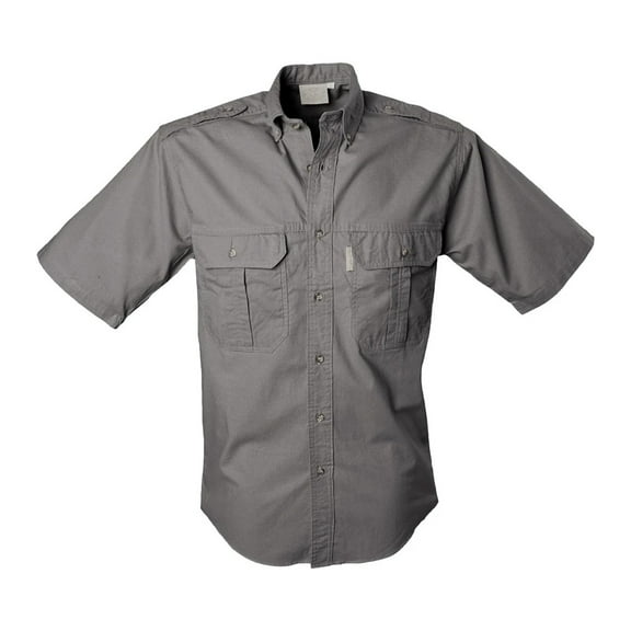 TAG SAFARI Adult Male Trail Short Sleeve Shirt, Color: Olive, Size: S