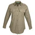 thumbnail image 1 of TAG Safari Trail Shirt for Women - L-Sleeve (Khaki, Small), 1 of 3