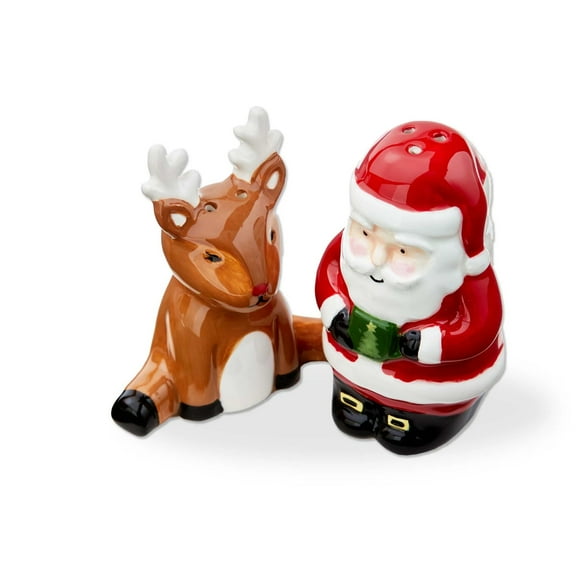 TAG Salt and Pepper Shaker Set - Santa & Reindeer (G20574)