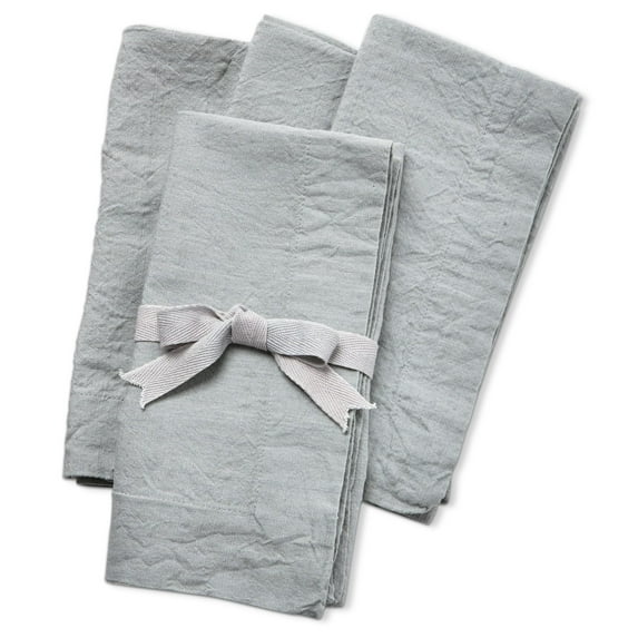TAG Threads Slub Napkin, Light Gray - Set of 4