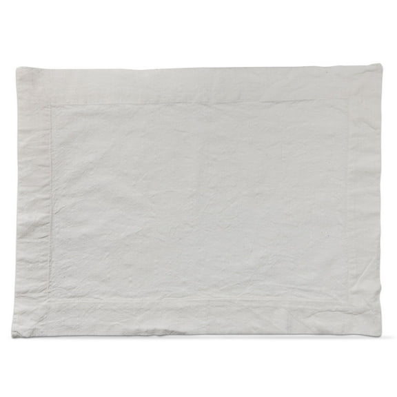 TAG Threads Slub Placemats, White - Set of 4