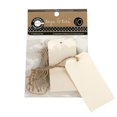 thumbnail image 1 of TAG1885 1.5 x 3 in. Skinny Ivory Tag, Pack of 3, 1 of 1