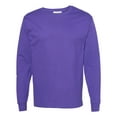 thumbnail image 1 of TAGLESS Men`s Long-Sleeve T-Shirt - Best-Seller, 5586, M, Purple, 1 of 5