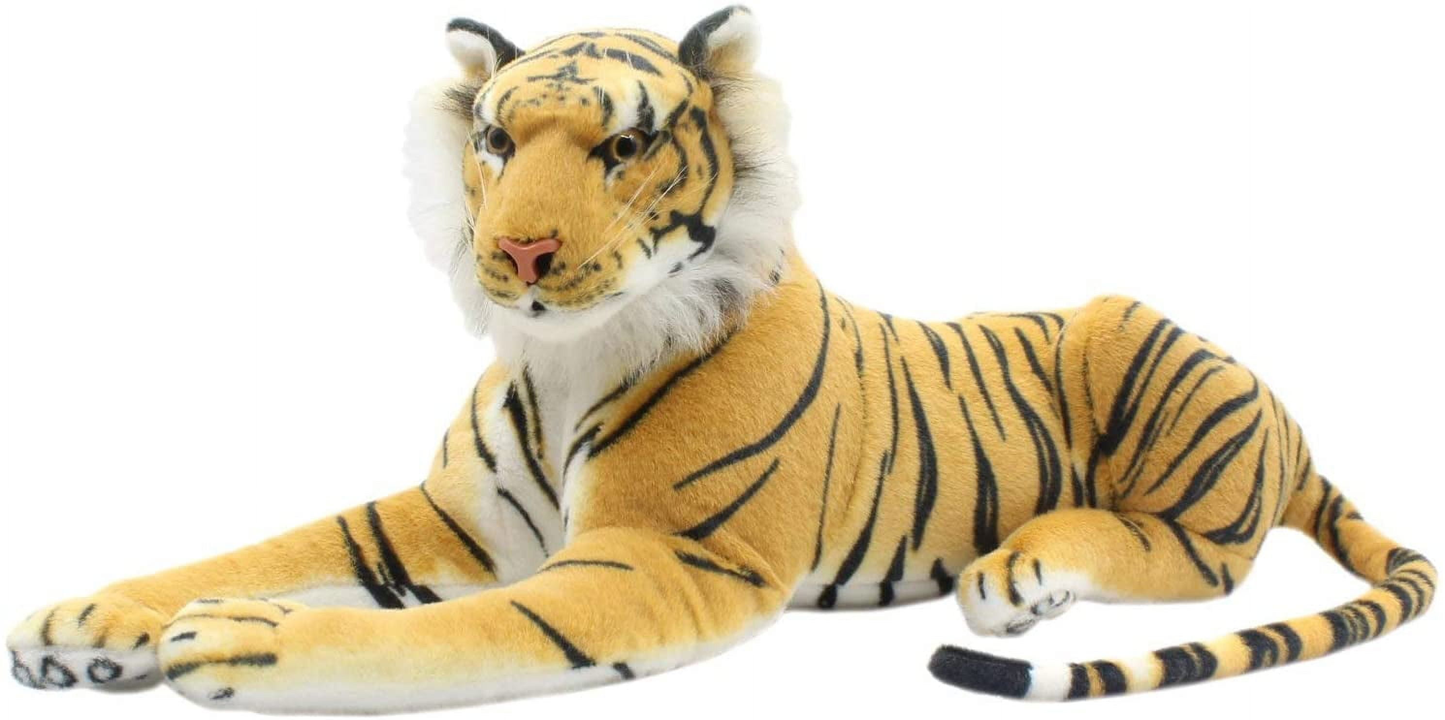 TAGLN Large Stuffed Animals Tiger Toys Giant Plush Big Brown 18 Inch Brown 18 Inch