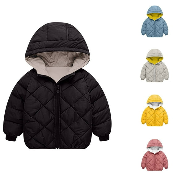 TAGOLD Boys' Outerwear Jackets Coats Long Sleeve Fleece Lined Thickened Coat Winter Warm Outerwear