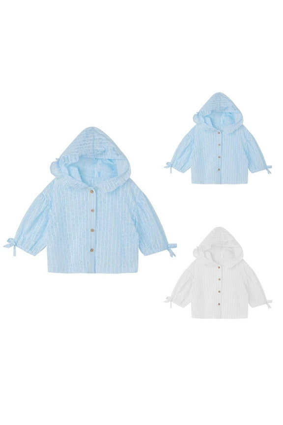 Girls Coats Small and Medium Girls -Winter Long Sleeve Sun Protection Coat