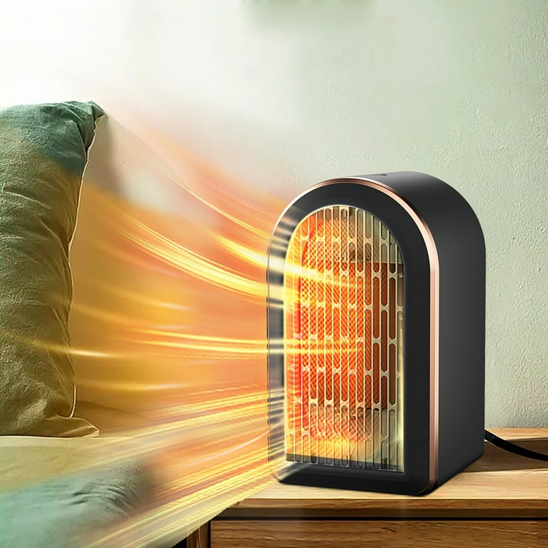 Floor store heater fan