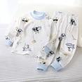 thumbnail image 1 of TAGOLD Kids Toddler Casual 2 Piece Outfits Set,Boys Girls Long Sleeve Winter Sets,Toddler Kids Kids Winter Boys Girls Solid Color Print Long Sleeved Home Wear Clothes Suit,18 Months, 1 of 4