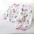thumbnail image 1 of TAGOLD Kids Toddler Casual 2 Piece Outfits Set,Boys Girls Long Sleeve Winter Sets,Toddler Kids Kids Winter Boys Girls Solid Color Print Long Sleeved Home Wear Clothes Suit,3 Months, 1 of 4