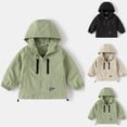 thumbnail image 1 of TAGOLD Kids Winter Coat 2-12Y DAYIDS Raincoat Long Sleeve Hooded Zip Pocket Loose Comfortable for Kids, 1 of 4