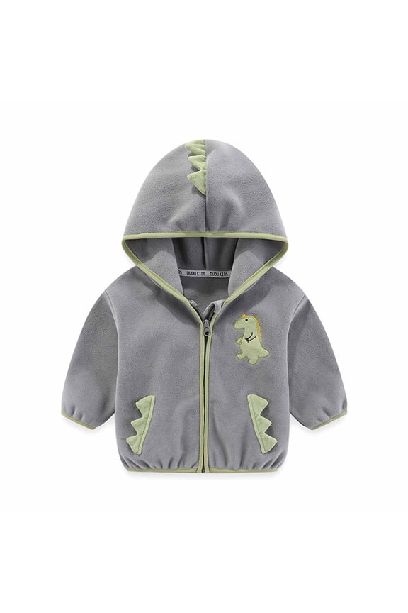 Kids Winter Coats,Fall Winter Jacket for Boys Girls,Fashionable Long Sleeved Boys' Hooded Zipper Top And Long Sleeved Hooded Jacket