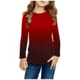 thumbnail image 1 of TAGOLD Kids Winter Tops,Fall Winter Sweater for Kids,Girls Long Sleeve Prints Shirts Cute Crewnecks Tops Dressy Casual Blouses Clothes, 1 of 5