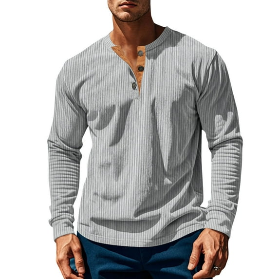 TAGOLD Men Fall Winter Sweater Tops,Men Casual Fashion V-neck Sleeve Pullover Breathable Shirt Blouse Tops