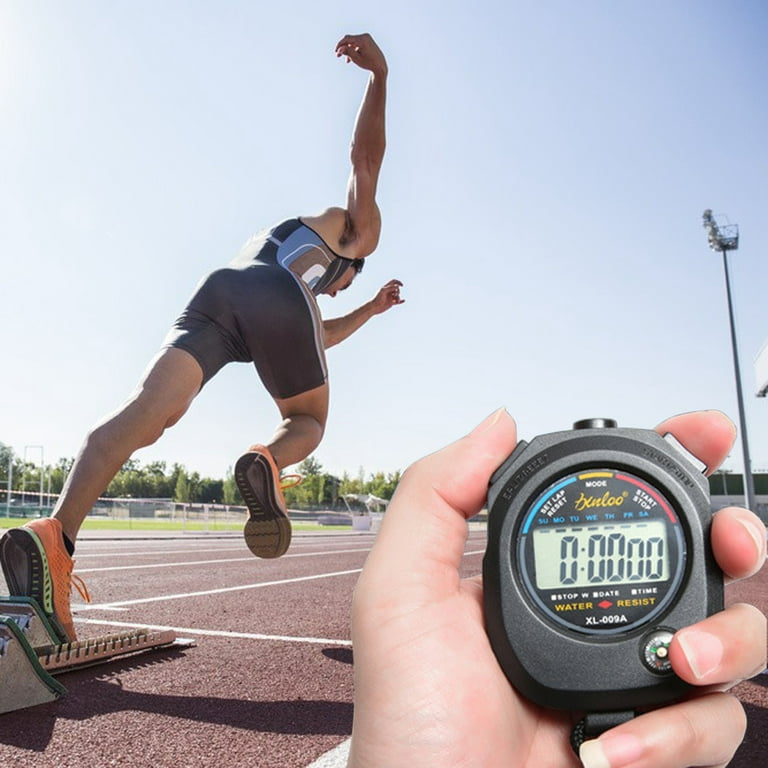 TAGOLD Multifunctional Waterproof Sports Competition Electronic Stopwatch Sports Training Timer Single Display Two channel Memory Digital Timer Alarm