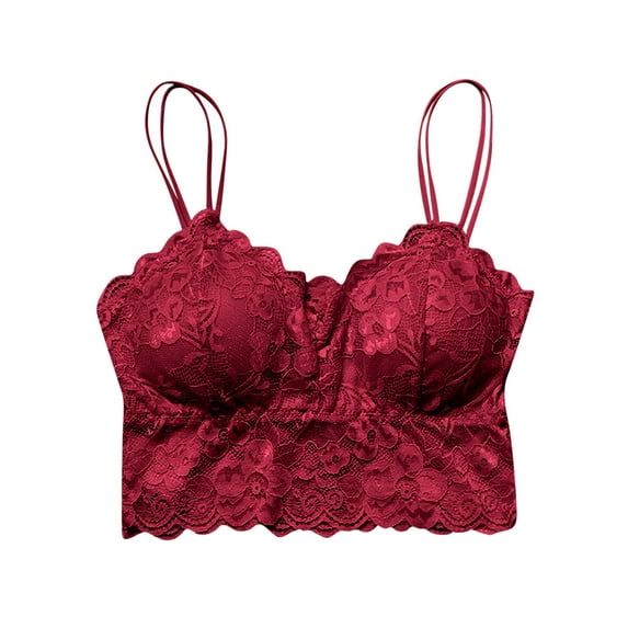 TAGOLD for Womens Plus Size Bra,Women Solid Underwired With Breast Pad Sexy Lace Lingerie Everyday Bras