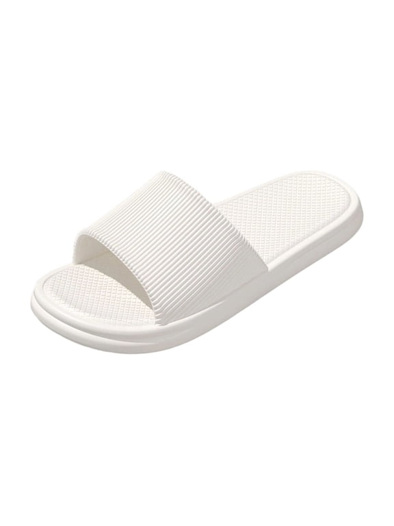 Women's Slippers,Women's Striped Upper /Summer Fashionable Casual Eva Non Home Wear Odor Bathroom Washable Bath Slippers