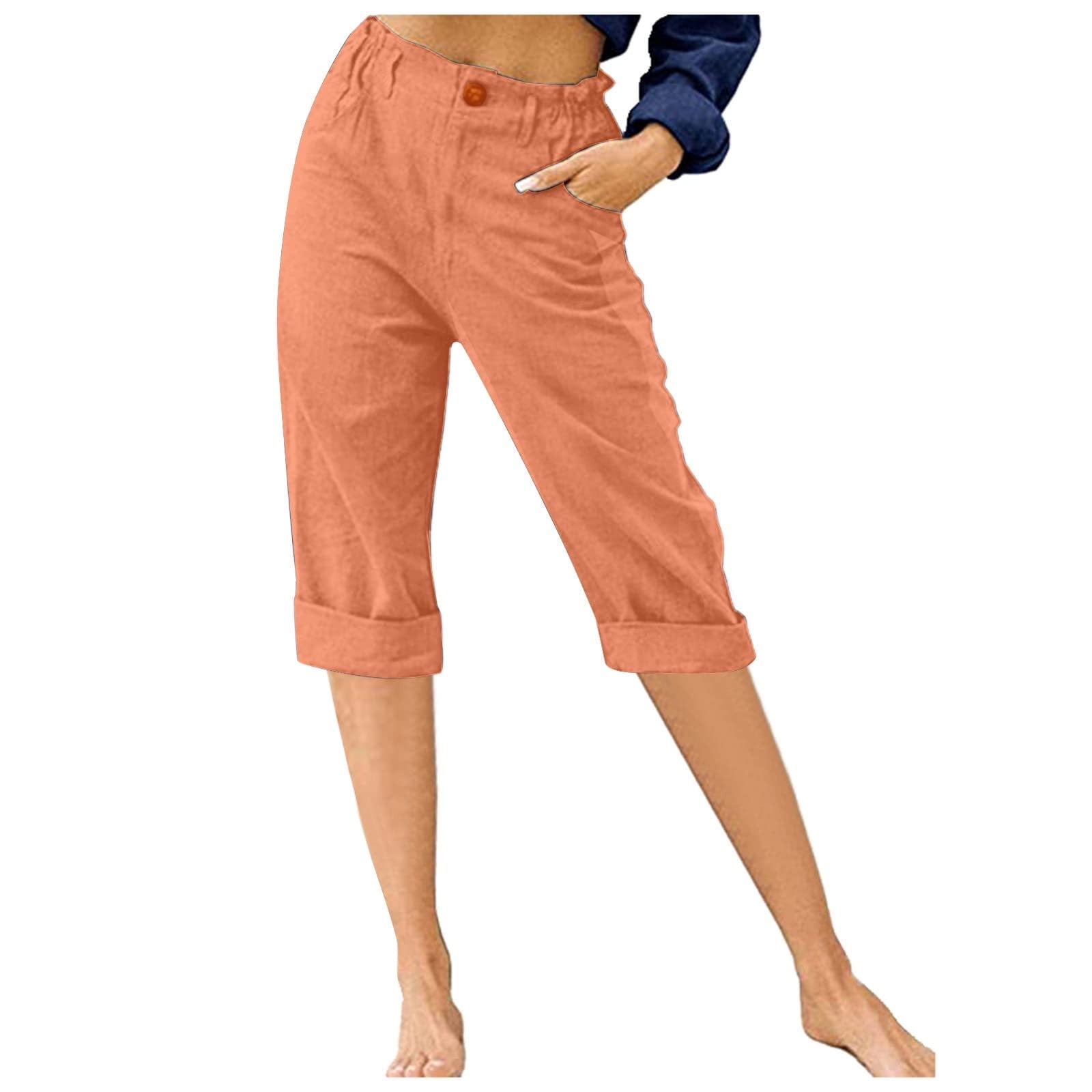 TAGOLD Womens 2023 Summer Pants,Women's Loose Wide Leg Pants High Waist ...