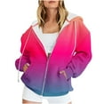 thumbnail image 1 of TAGOLD Womens Fall Winter Coat Jacket, Winter Cardigan for Womens, Women Fashion Printed Blouse Long Sleeve Tops Sweatshirt Pockets Hoodied, 1 of 5