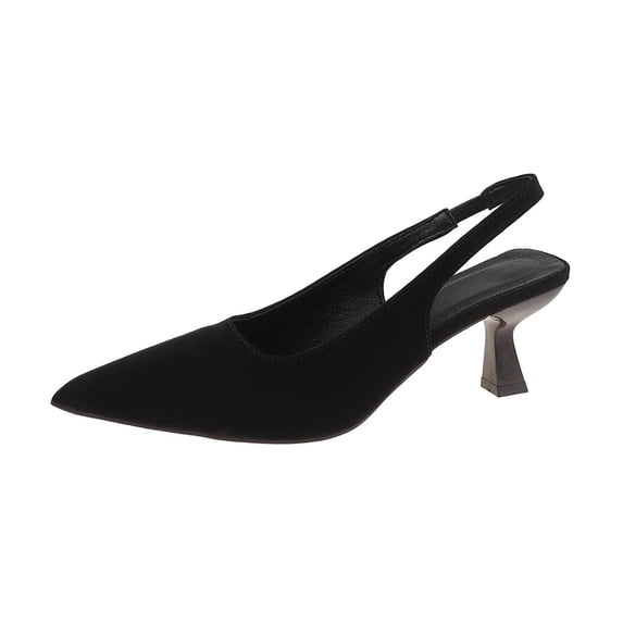 TAGOLD Womens High Heels Shoes,Women's Fashionable And Casual Solid Color Pointed Toe Heels Versatile High Heels Shoes