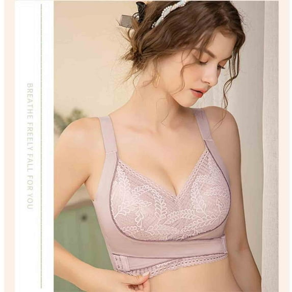 TAGOLD Womens Plus Size Bra,Summer Casual Bras for Womens,Large Chest, Slim Appearance, Tomaline Care And Maintenance Bra, Thin Sagging, Collar Adjustment Bra, Women's Bra