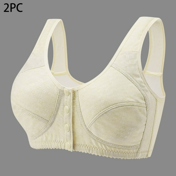 TAGOLD Womens Plus Size Bra,Summer Casual Bras for Womens,Women Sexy Lingerie Cotton Comfortable U-shaped Back Without Steel Rings Three-Dimensional Cup Underwear Bra