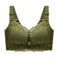 thumbnail image 1 of TAGOLD Womens Plus Size Bra,Summer Casual Bras for Womens,Women Fashion Sports Lace Bra Wire Free Underwear One-Piece Bra Everyday Underwear, 1 of 5