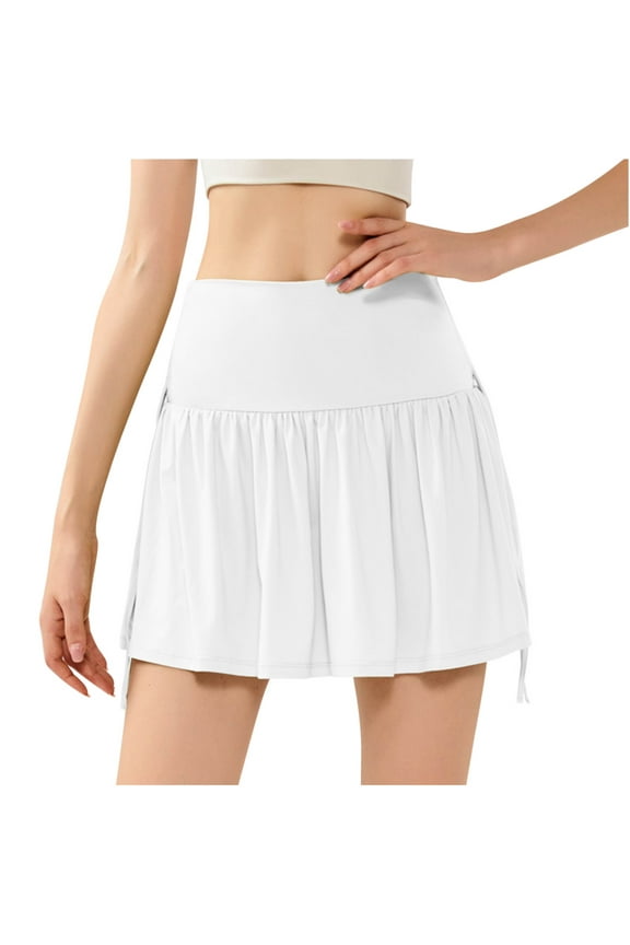 Womens Summer Pants,Women Fake Two Piece Sports Skirt Fitness Running Casual Loose Breathable Quick Dried Yoga Culottes