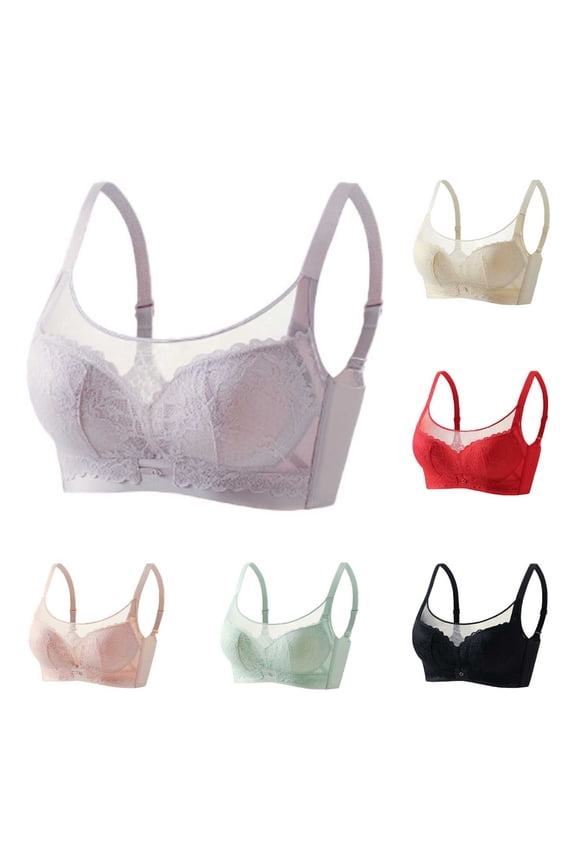 Womens Summer Plus Size Brs,Push Up Casual Bra for Womens,Women's Comfortable Adjustable Underwear Bra With Paper Cup And No Steel Ring To Auxiliary Breasts