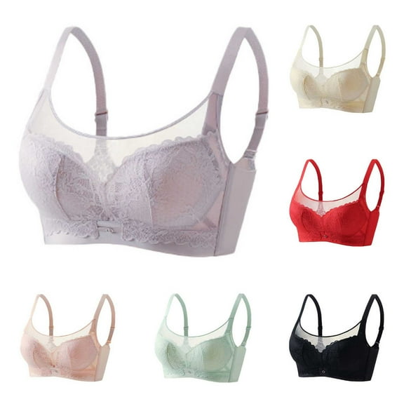 TAGOLD Womens Summer Plus Size Brs,Push Up Casual Bra for Womens,Women's Comfortable Adjustable Underwear Bra With Paper Cup And No Steel Ring To Auxiliary Breasts