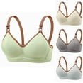thumbnail image 1 of TAGOLD Womens Summer Plus Size Brs,Push Up Casual Bra for Womens,Women's New Japanese Sweet Small Chest Gathered Summer Thin Without Steel Rings Paired With A Bra And Underwear, 1 of 3