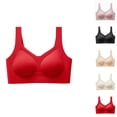 thumbnail image 1 of TAGOLD Womens Summer Plus Size Brs,Push Up Casual Bra for Womens,Women's New Seamless Bra Women's Lifting Sagging Bra Gathered Without Steel Rings Sleep Bra, 1 of 3