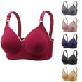 thumbnail image 1 of TAGOLD Womens Summer Plus Size Brs,Push Up Casual Bra for Womens,Women's Plus Size Without Steel Rims Comfortable And Breathable Gathering Underwear Non-magnetic Thin Cup Bra, 1 of 4