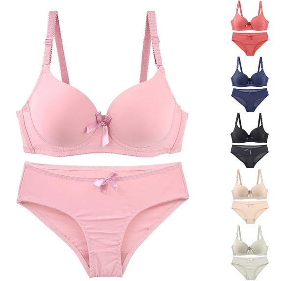 TAGOLD Womens Summer Plus Size Brs,Push Up Casual Bra for Womens,Women's Sexy Lingerie Solid Color Seamless Bra Plus Size Bra
